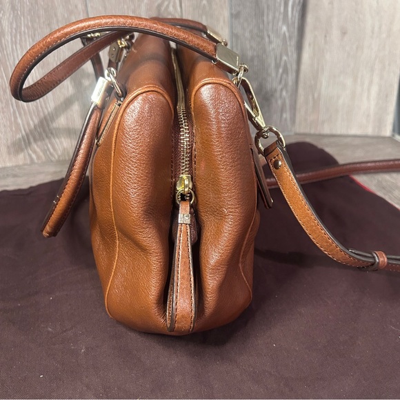 Coach Tan Leather Satchel - Picture 4 of 14